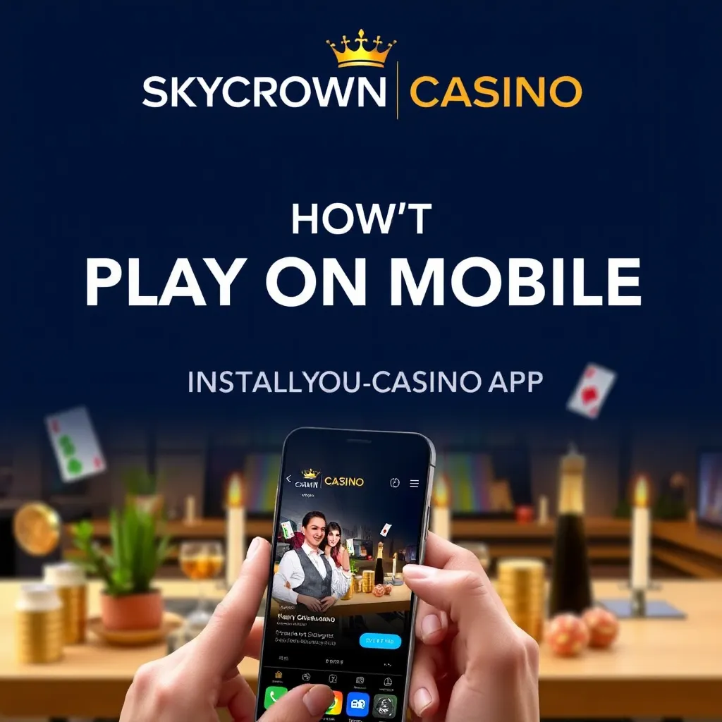 How to Play on Mobile and Install the Skycrown Casino App